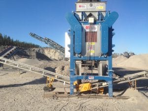 Induced Roll Separator for Mineral Purification