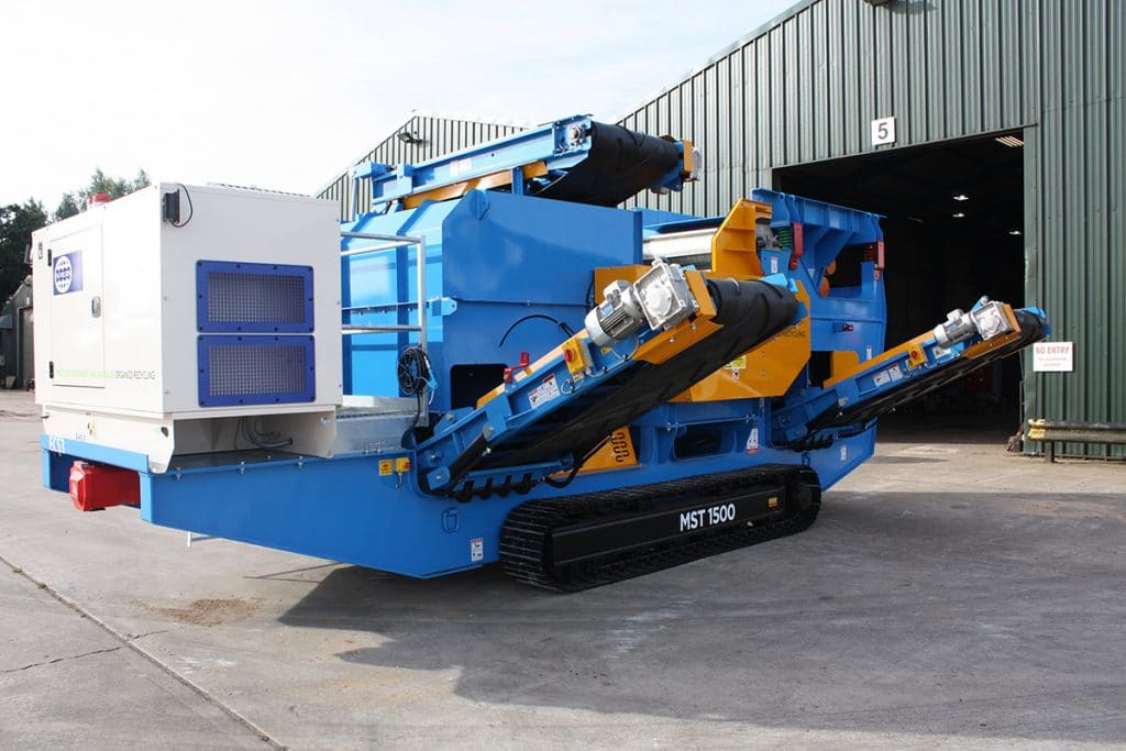 Mobile Eddy Current Separator