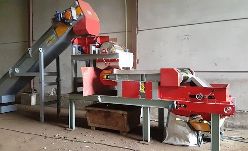 Eddy Current Separator installed in Spanish Metal Recycler