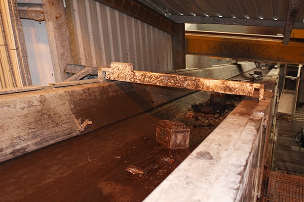 Metal Detector in a Battery Recycling Facility