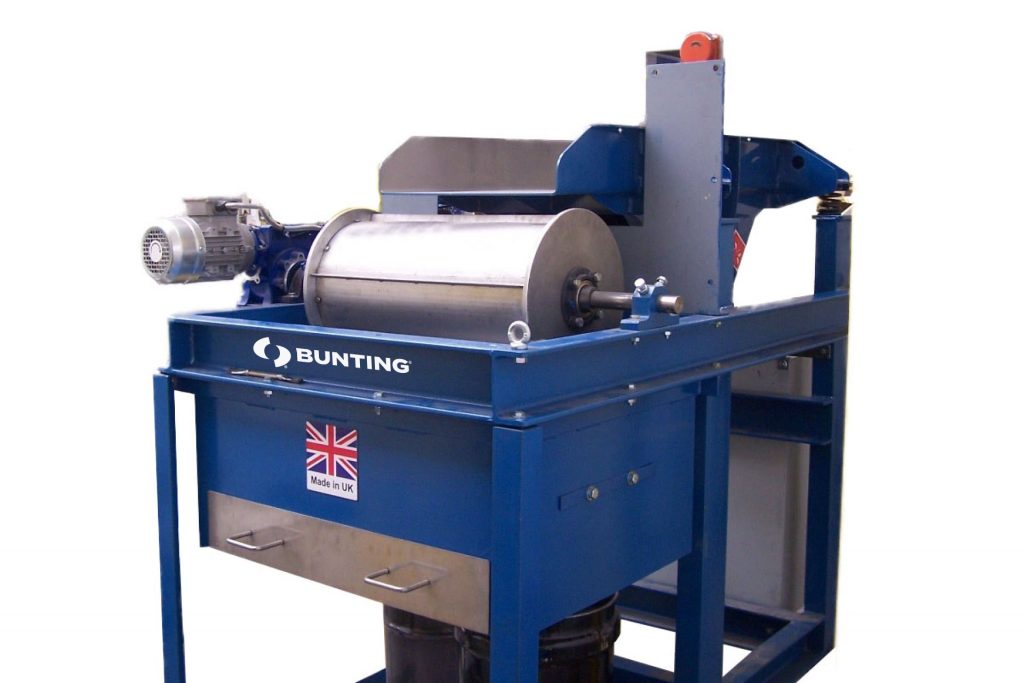 Bunting- Permanent Drum Magnet | Bunting - Redditch Permanent drum magnet for magnetic separation