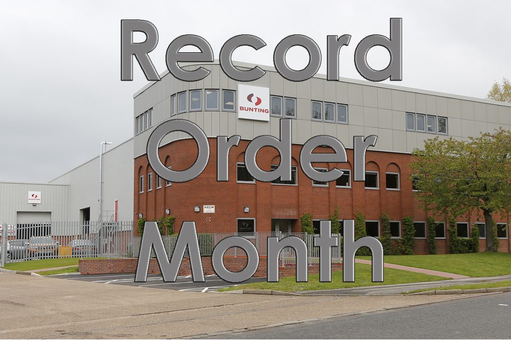 Record Order Month for Bunting Redditch