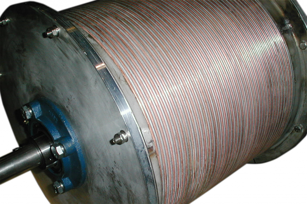 wire round around a drum magnet