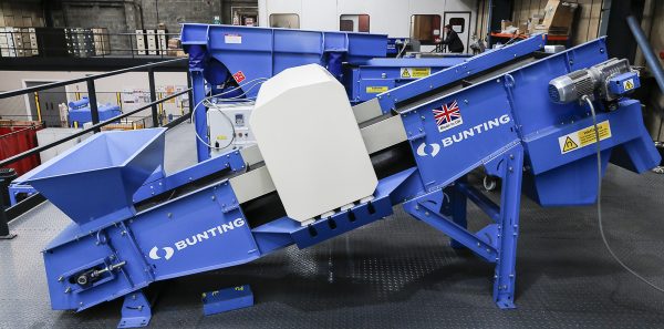 Bunting Shredder Feeder Conveyor