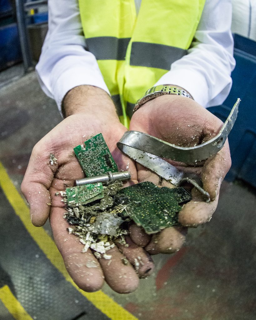 Advanced Metal separation at E Waste world