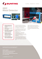 QDC Metal Detectors Datasheet Cover