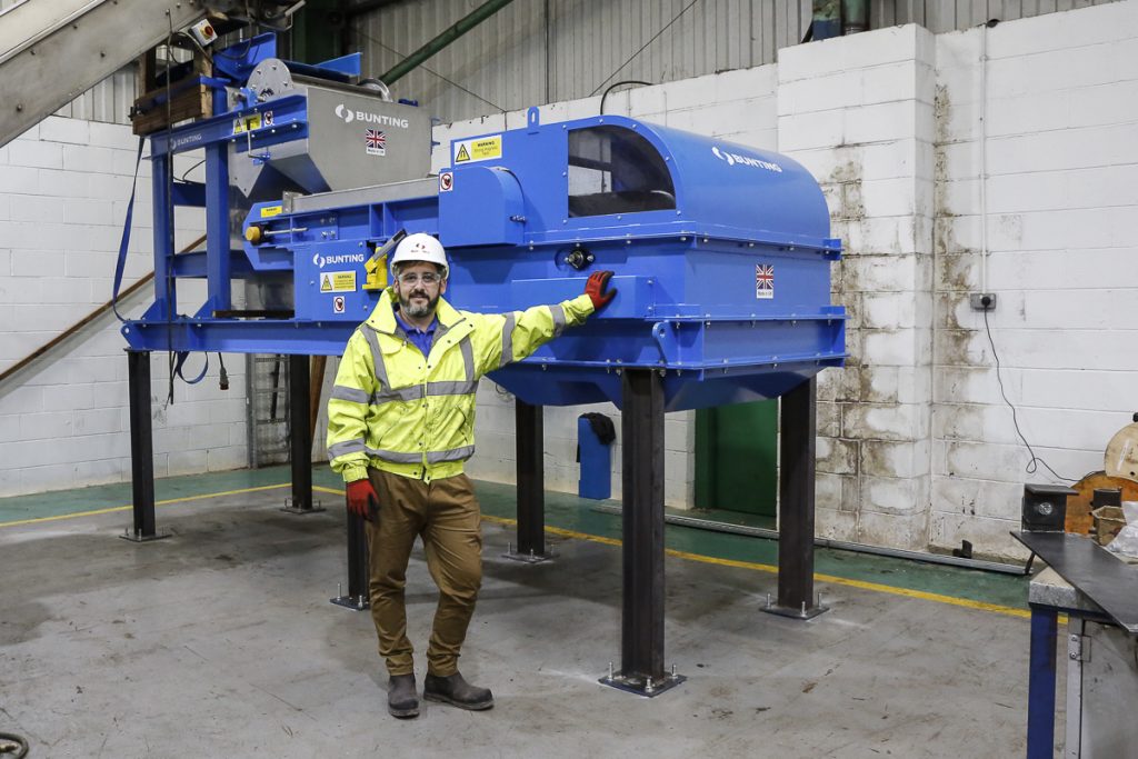 Eddy Current Separator at HML Recycling