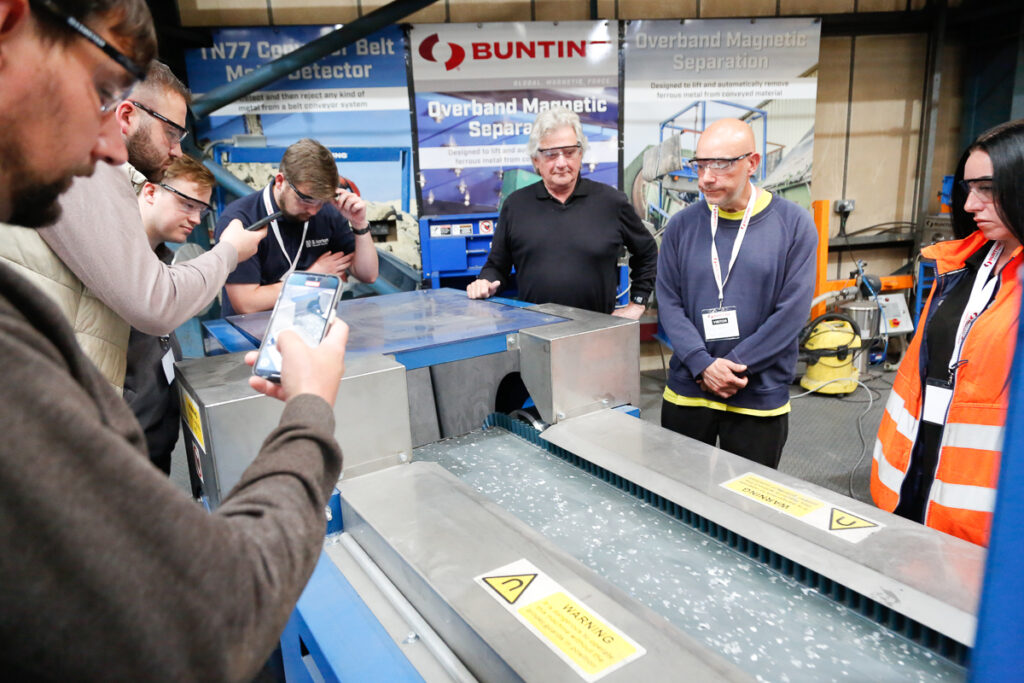 Demonstrating an Eddy Current Separator