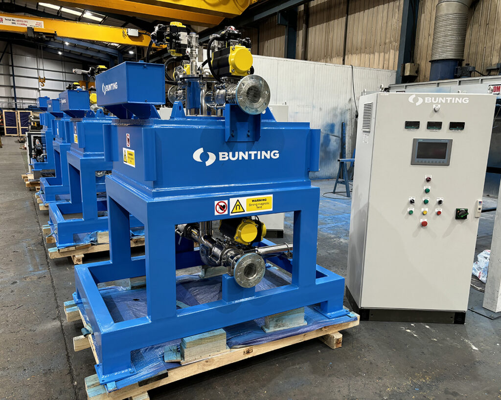 Bunting Electromagnetic Wet Filter with control panel