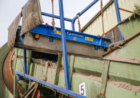 Bunting ElectroMax Overband Magnets at W Maw Recycling in Rotherham