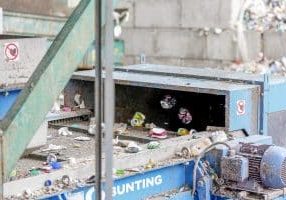 Bunting's Eddy Current Separator at Parry and Evans Recycling plant